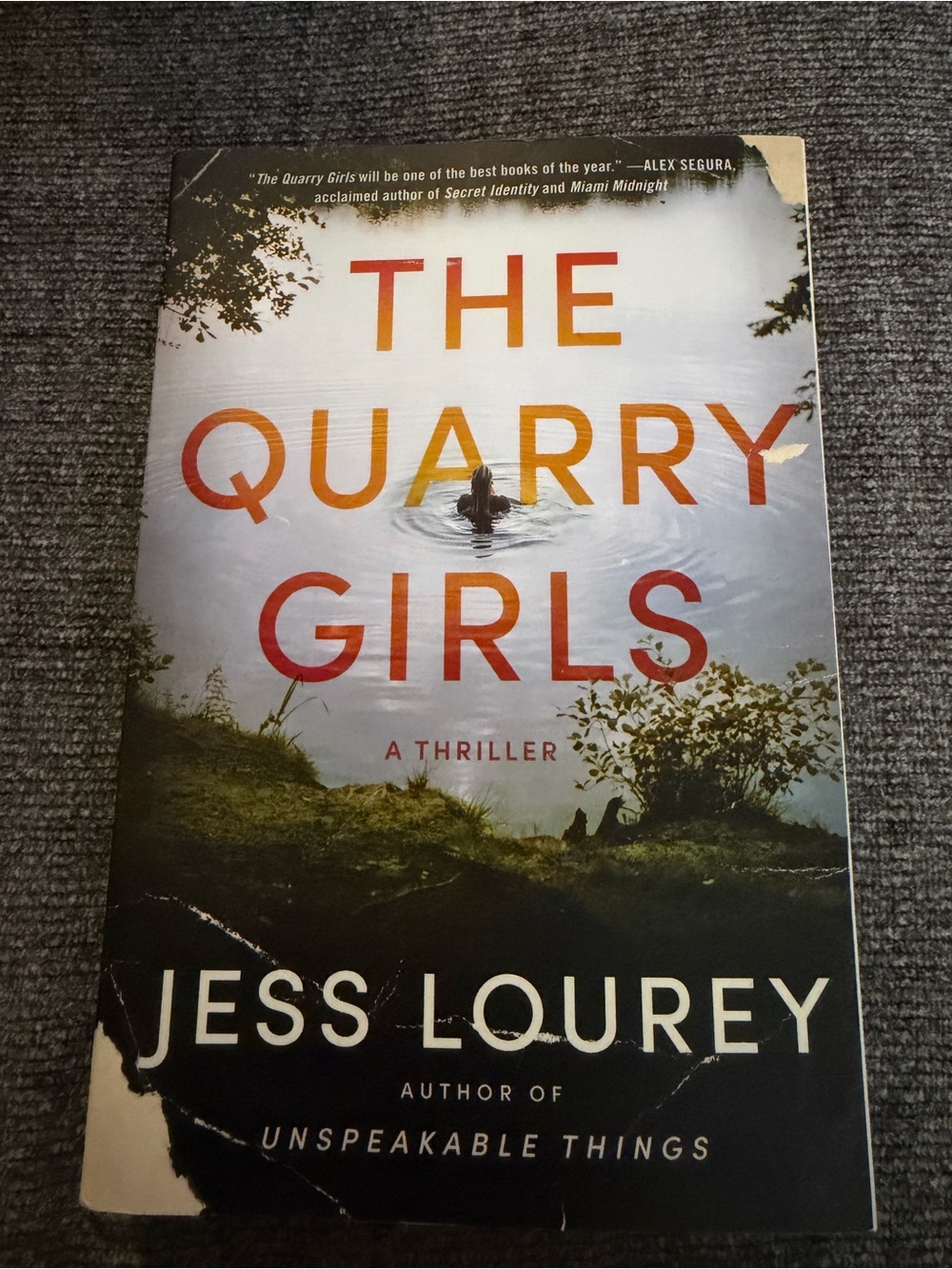 The Quarry Girls - Red and Orange Book Cover